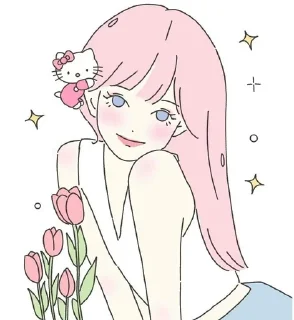 💗 emoji ♡´･ᴗ･`♡ Telegram sticker 15 of 23
