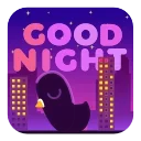 😴 emoji Neon Pigeon Telegram sticker 15 of 25