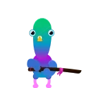 🤯 emoji Neon Pigeon Telegram sticker 7 of 25