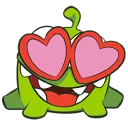 😍 emoji Cut the Rope by @subsequent Telegram sticker 9 of 25