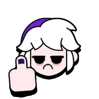 🖕 emoji ☆GUS ( ´∀｀) Telegram sticker 12 of 41