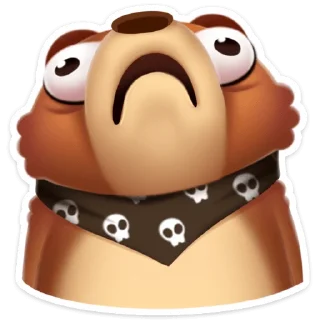 😦 emoji Мишка Мотя :: @stickroom Telegram sticker 19 of 56