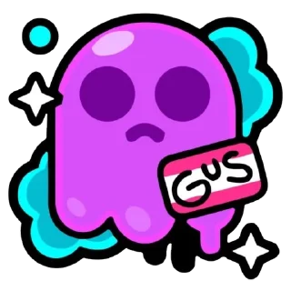 👻 emoji ☆GUS ( ´∀｀) Telegram sticker 13 of 41