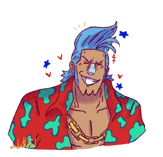 😁 emoji 🤖<>{•°•Фрэнки•°•}<>🤖 @One_6Piece Telegram sticker 14 of 120