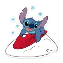 🏂 emoji Стич и Новый год @TgSticker Telegram sticker 2 of 28