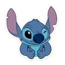 😉 emoji Стич и Новый год @TgSticker Telegram sticker 19 of 28