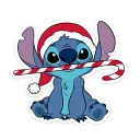 🍬 emoji Стич и Новый год @TgSticker Telegram sticker 8 of 28