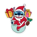 🎁 emoji Стич и Новый год @TgSticker Telegram sticker 18 of 28