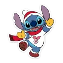 👋 emoji Стич и Новый год @TgSticker Telegram sticker 17 of 28