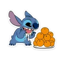🍊 emoji Стич и Новый год @TgSticker Telegram sticker 3 of 28