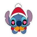 😍 emoji Стич и Новый год @TgSticker Telegram sticker 22 of 28