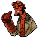 Sticker from Hellboy