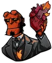Sticker from Hellboy