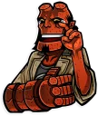 Sticker from Hellboy