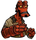 Sticker from Hellboy