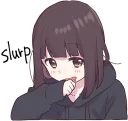 😒 emoji Menhera-chan. 3 ENG :: @line_stickers Telegram sticker 18 of 88