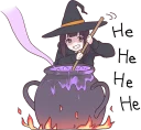 😈 emoji Menhera-chan. 3 ENG :: @line_stickers Telegram sticker 8 of 88