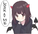 😈 emoji Menhera-chan. 3 ENG :: @line_stickers Telegram sticker 12 of 88