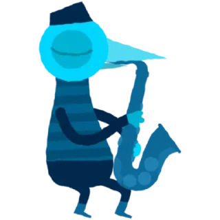 🎷 emoji Night in the Woods @this_is_sticker_party Telegram sticker 10 of 69