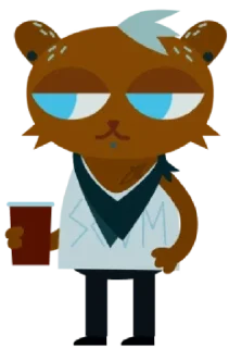 🧋 emoji Night in the Woods @this_is_sticker_party Telegram sticker 21 of 69