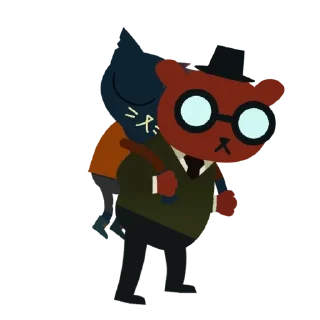🥰 emoji Night in the Woods @this_is_sticker_party Telegram sticker 7 of 69
