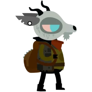 🤓 emoji Night in the Woods @this_is_sticker_party Telegram sticker 2 of 69