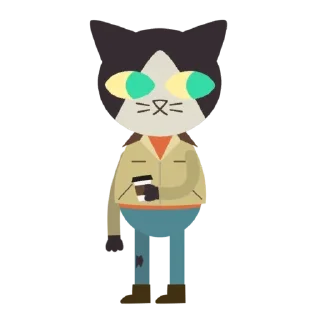 👀 emoji Night in the Woods @this_is_sticker_party Telegram sticker 18 of 69