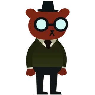 😎 emoji Night in the Woods @this_is_sticker_party Telegram sticker 5 of 69