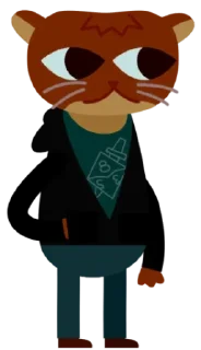 🐱 emoji Night in the Woods @this_is_sticker_party Telegram sticker 20 of 69