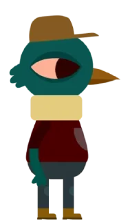 🐤 emoji Night in the Woods @this_is_sticker_party Telegram sticker 13 of 69
