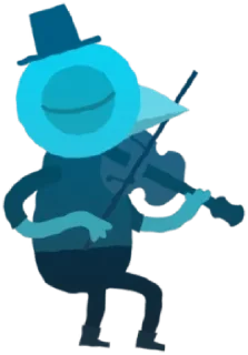 🎻 emoji Night in the Woods @this_is_sticker_party Telegram sticker 12 of 69