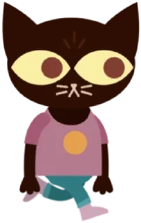 👀 emoji Night in the Woods @this_is_sticker_party Telegram sticker 8 of 69