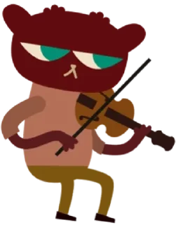🎻 emoji Night in the Woods @this_is_sticker_party Telegram sticker 1 of 69