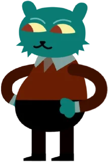 🤗 emoji Night in the Woods @this_is_sticker_party Telegram sticker 19 of 69