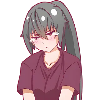 😤 emoji Айко-чан @Nyasticks Telegram sticker 5 of 42