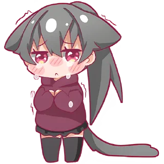 😳 emoji Айко-чан @Nyasticks Telegram sticker 17 of 41