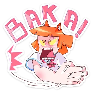 😈 emoji Айко-тян @nyasticks Telegram sticker 8 of 49