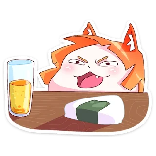 😈 emoji Айко-тян @nyasticks Telegram sticker 14 of 49