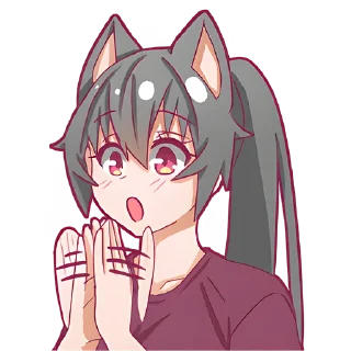 😱 emoji Айко-чан @Nyasticks Telegram sticker 22 of 41