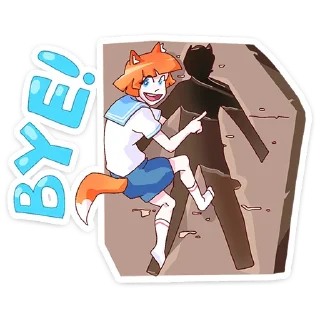 👋 emoji Айко-тян @nyasticks Telegram sticker 19 of 49