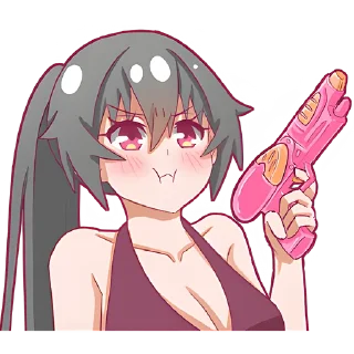 😐 emoji Айко-чан @Nyasticks Telegram sticker 20 of 41