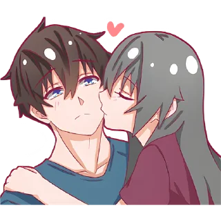 😍 emoji Айко-чан @Nyasticks Telegram sticker 23 of 42