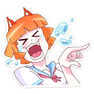 😂 emoji Айко-тян @nyasticks Telegram sticker 20 of 49