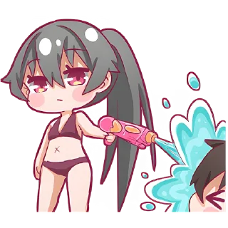😐 emoji Айко-чан @Nyasticks Telegram sticker 19 of 41