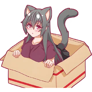 ☺️ emoji Айко-чан @Nyasticks Telegram sticker 7 of 41