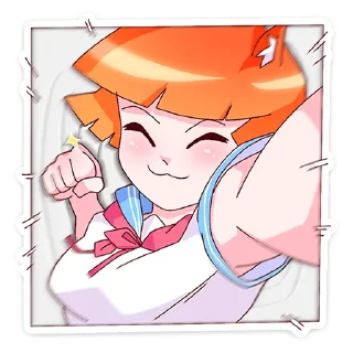 😊 emoji Айко-тян @nyasticks Telegram sticker 9 of 49