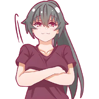 😎 emoji Айко-чан @Nyasticks Telegram sticker 8 of 42