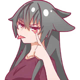 😛 emoji Айко-чан @Nyasticks Telegram sticker 10 of 42