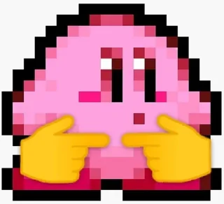 👉 emoji Мемы с кирби Telegram sticker 7 of 13