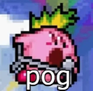 😮 emoji Мемы с кирби Telegram sticker 10 of 13